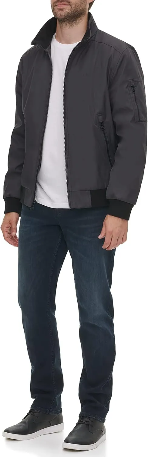 Calvin Klein Men's Hooded Jacket with Removable Bib