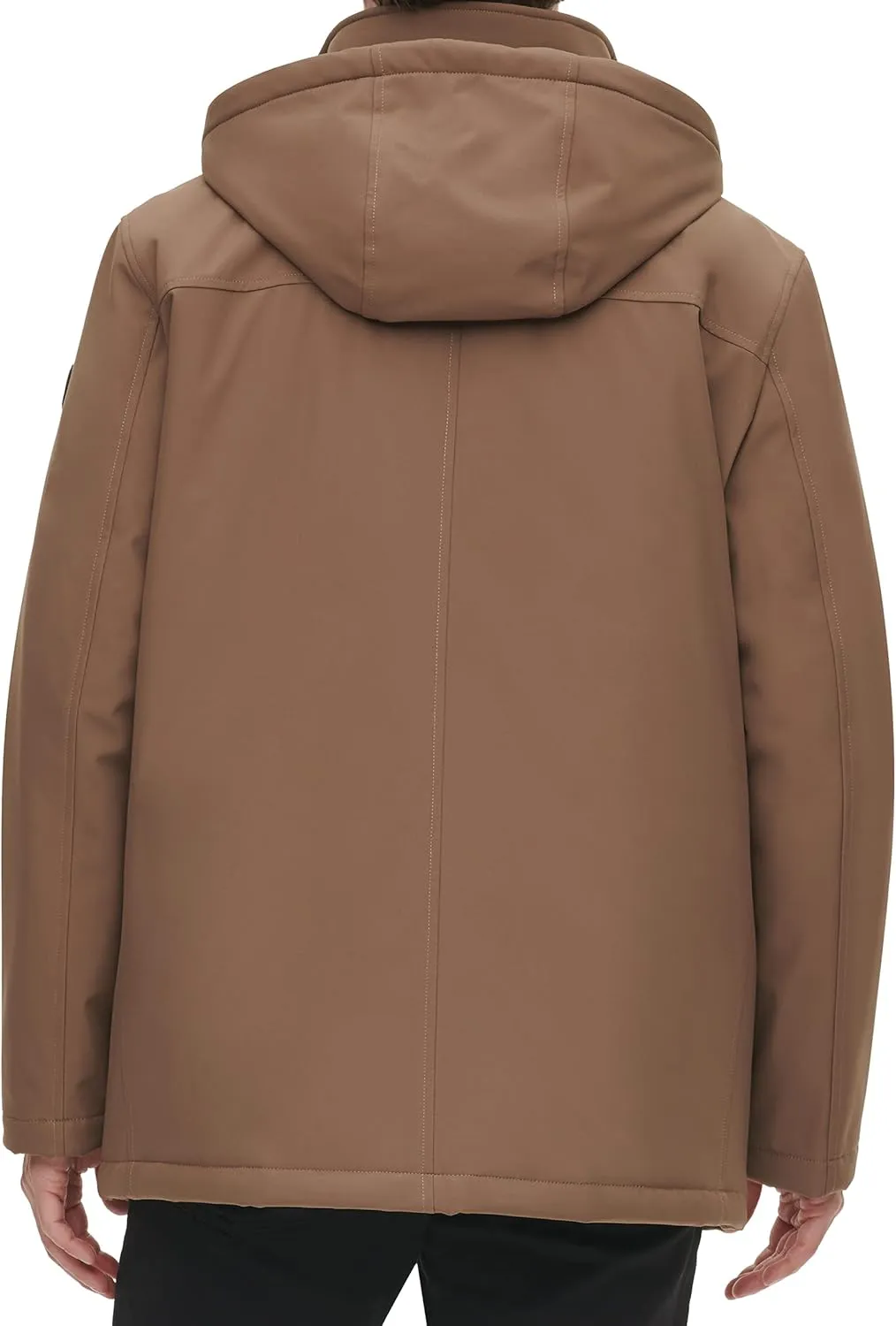 Calvin Klein Men's Hooded Jacket with Removable Bib